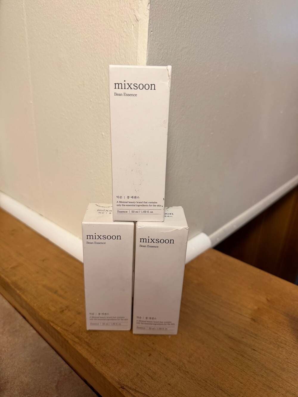 Lot of 3 Mixsoon Bean Essence (50ml / 1.69 fl oz each)
